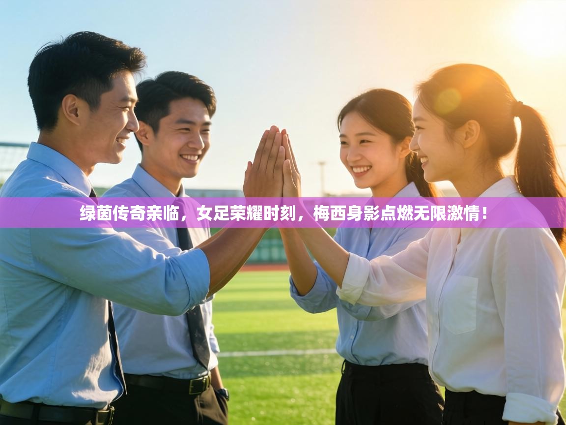 绿茵传奇亲临，女足荣耀时刻，梅西身影点燃无限激情！  第1张